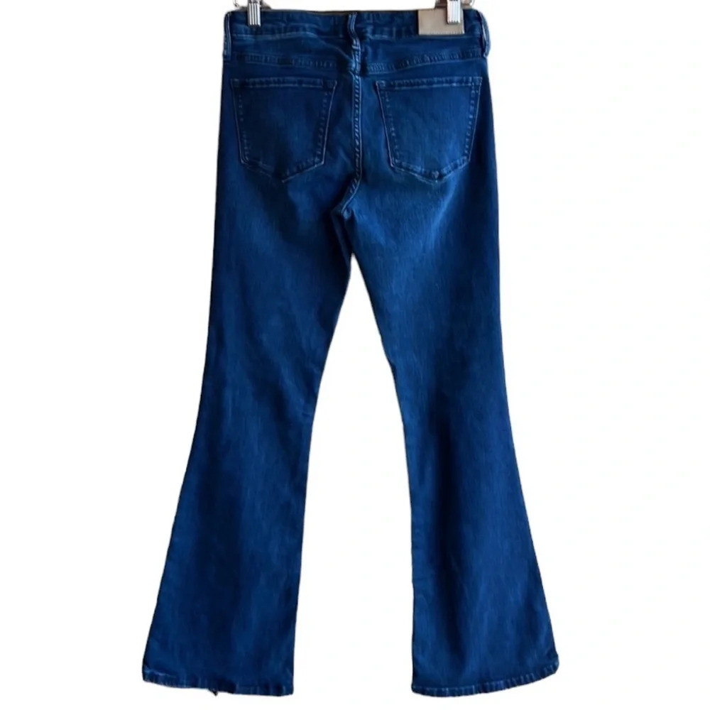 Dear John Rosa Flare Jean Dark Wash Zip/Button Closure Women’s Size 27 - Picture 2 of 6